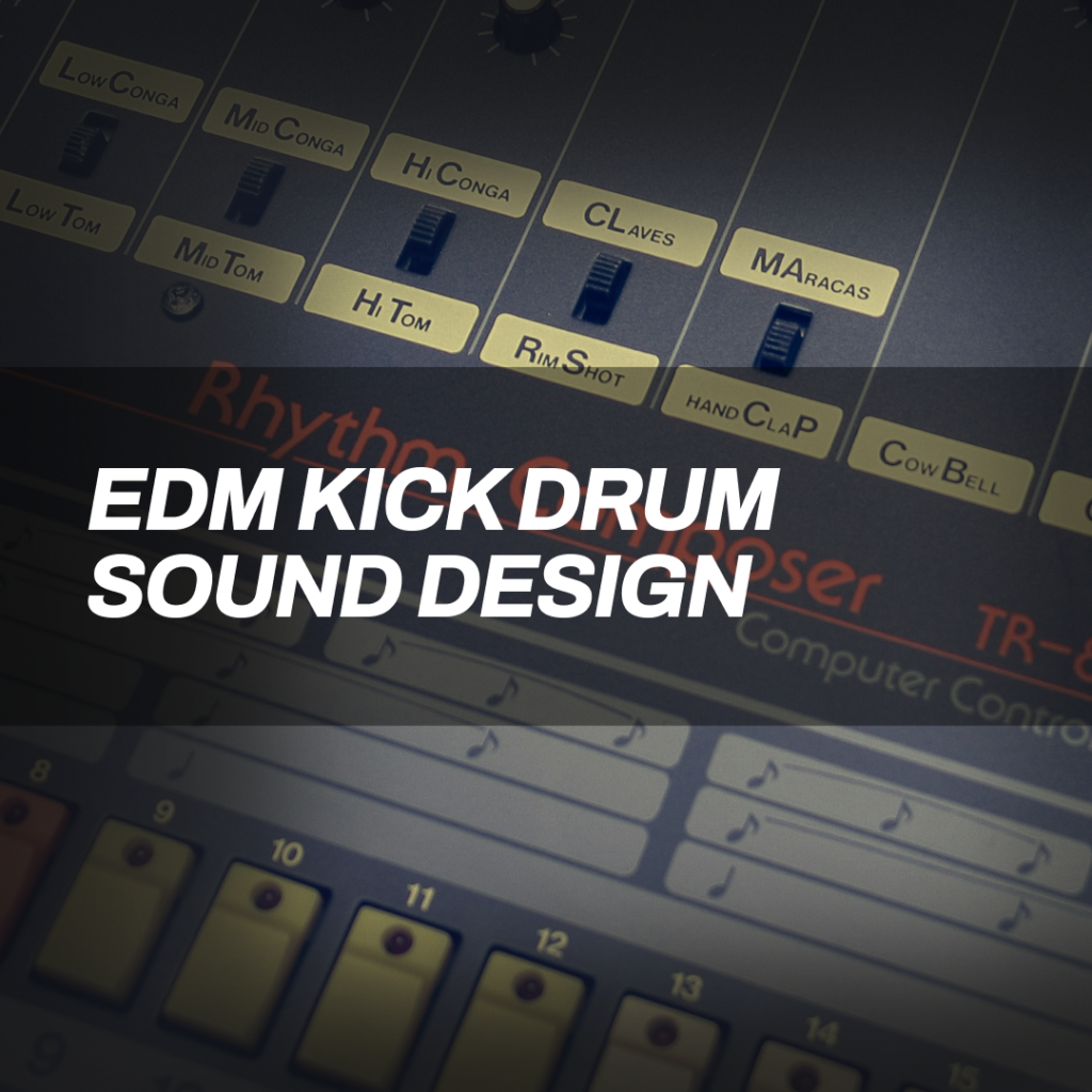 EDM kick drum sound design course. Learn how to make your own EDM kick sounds using any synthesizer.